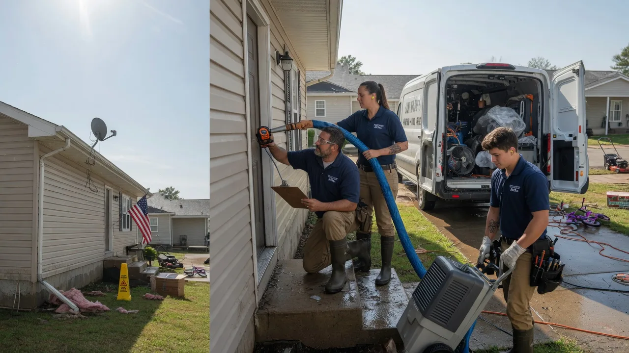 Ceiling Water Damage Restoration in Ellsworth, IL near me