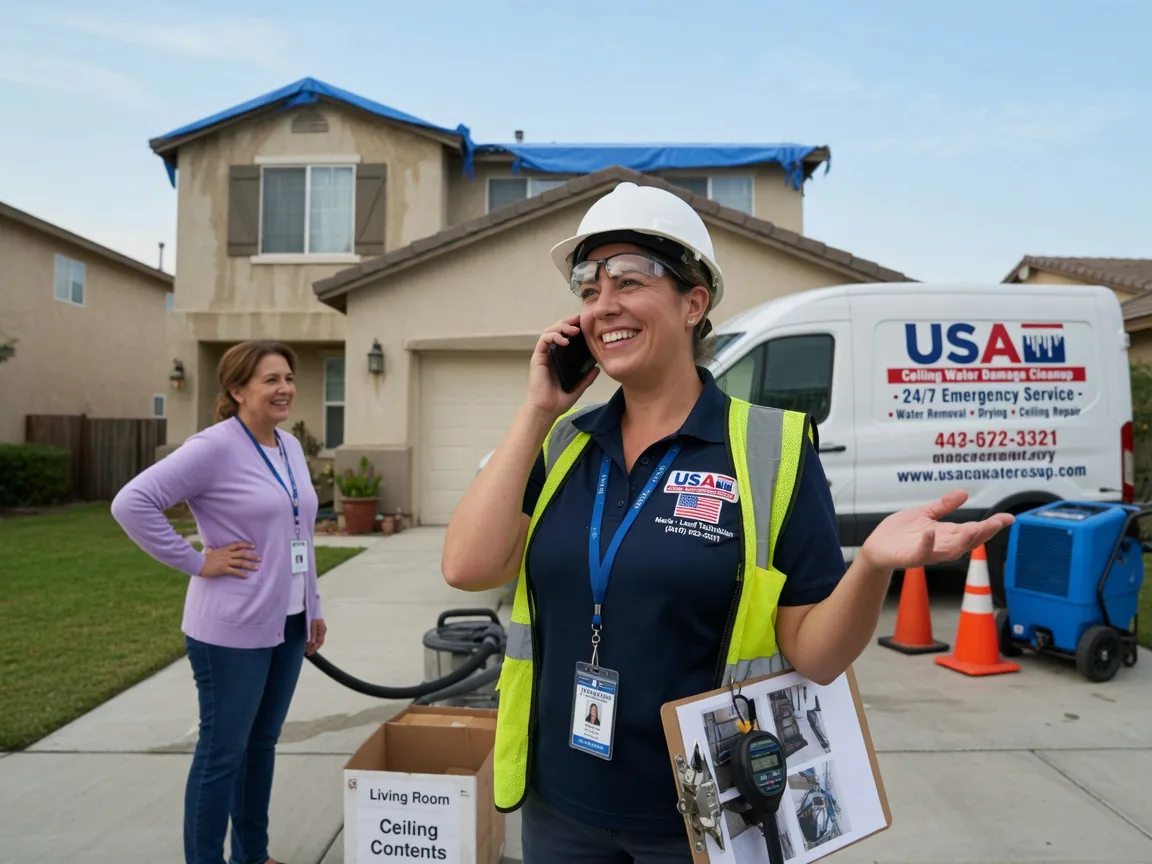 Ceiling Water Damage Restoration Ellsworth, IL FAQs